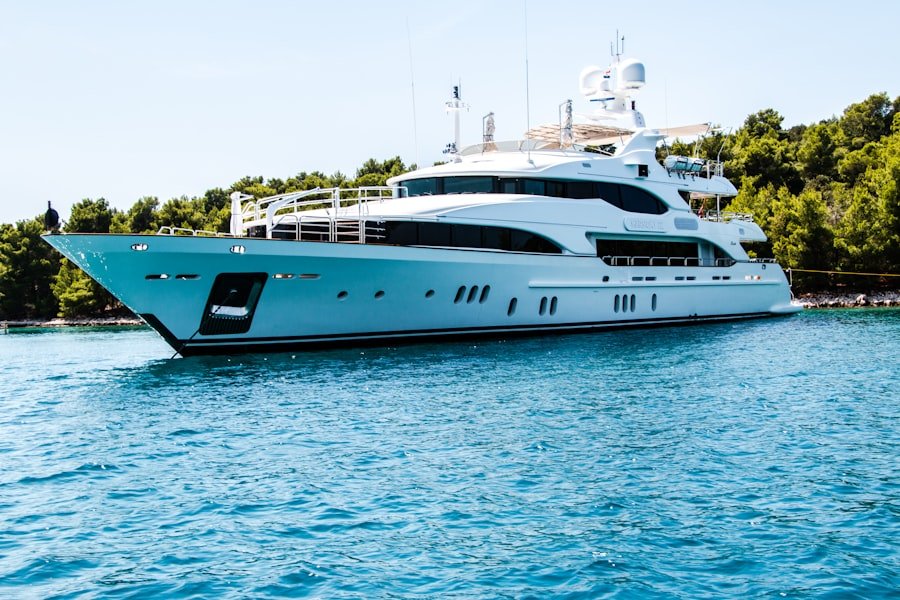 Proposal sunset yacht