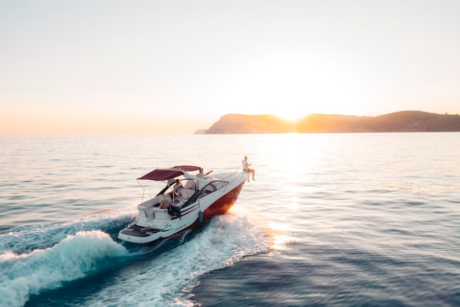 Yacht ocean cruise